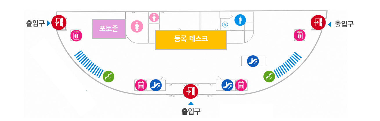 오디토리움 1F 배치도면