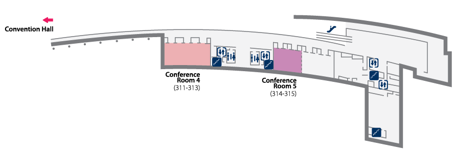 Exhibition Hall 1 3F Floor Plan